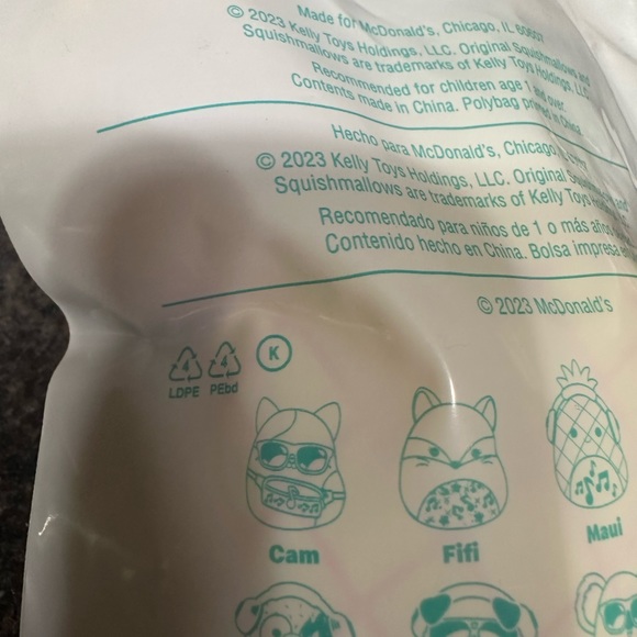 NWT Sealed McDonald’s Squishmallow - Picture 3 of 3